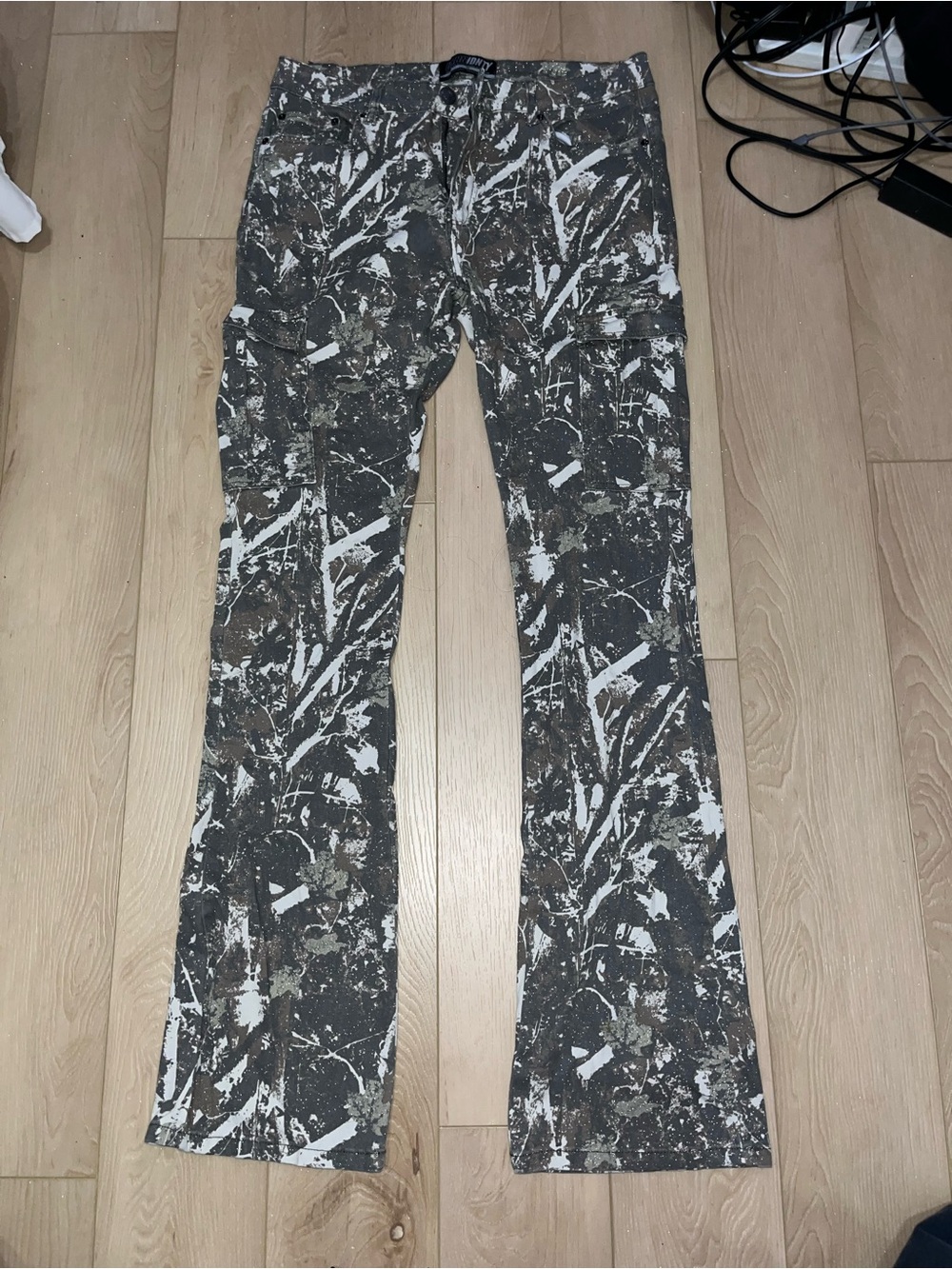 Camo flare pants